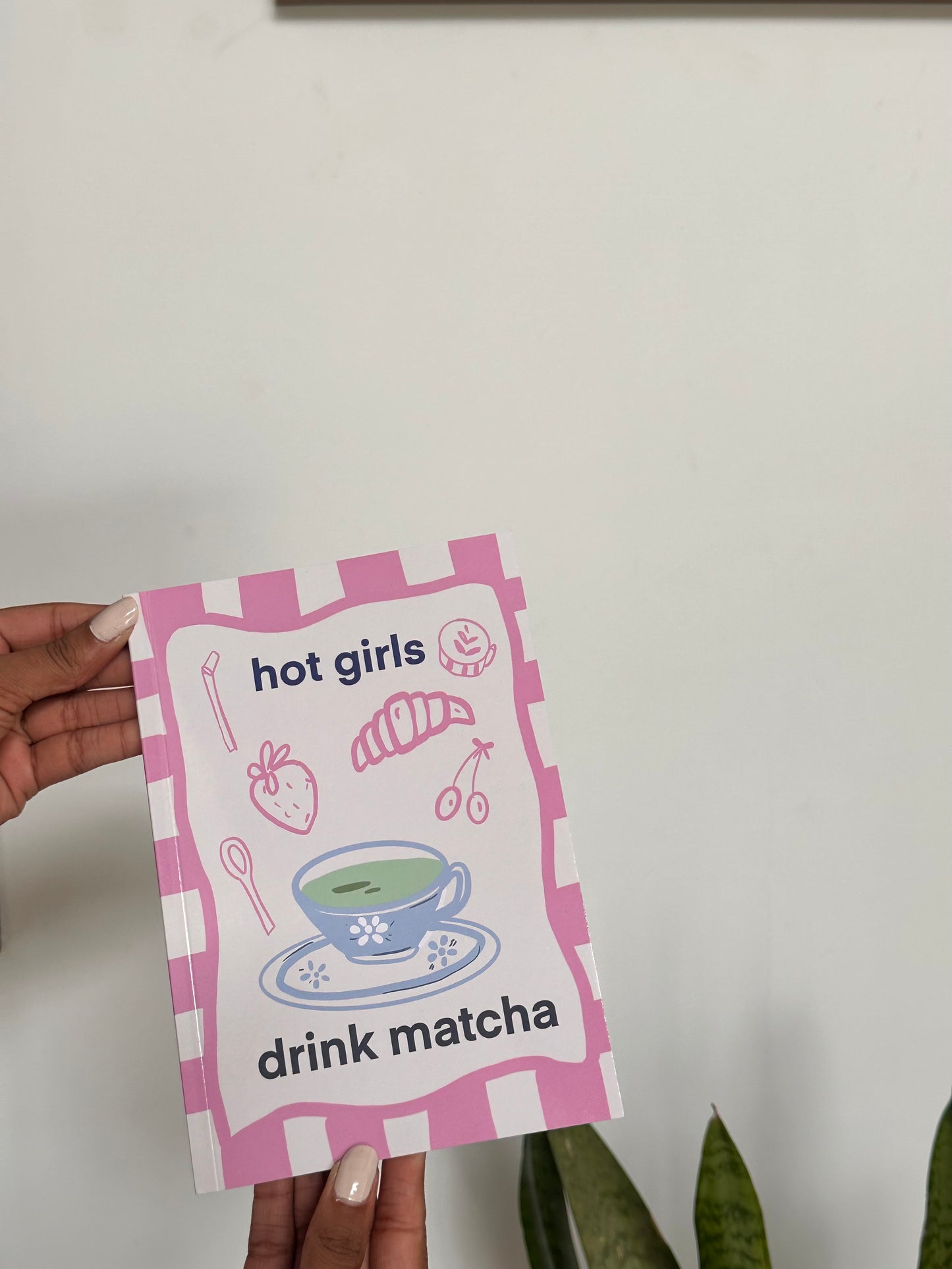 Hot girls drink matcha