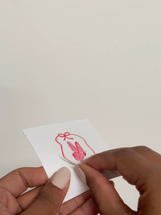 Butterfly Laptop Sticker