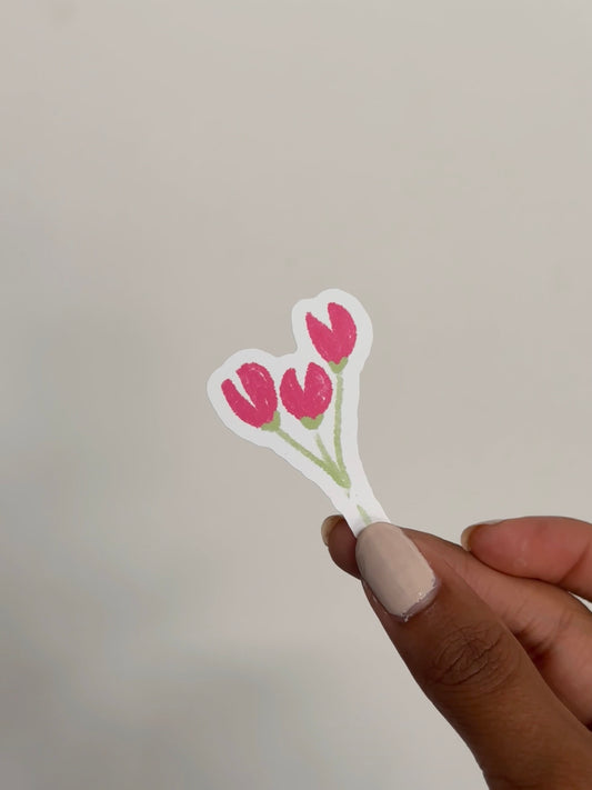 Tulip Laptop Sticker