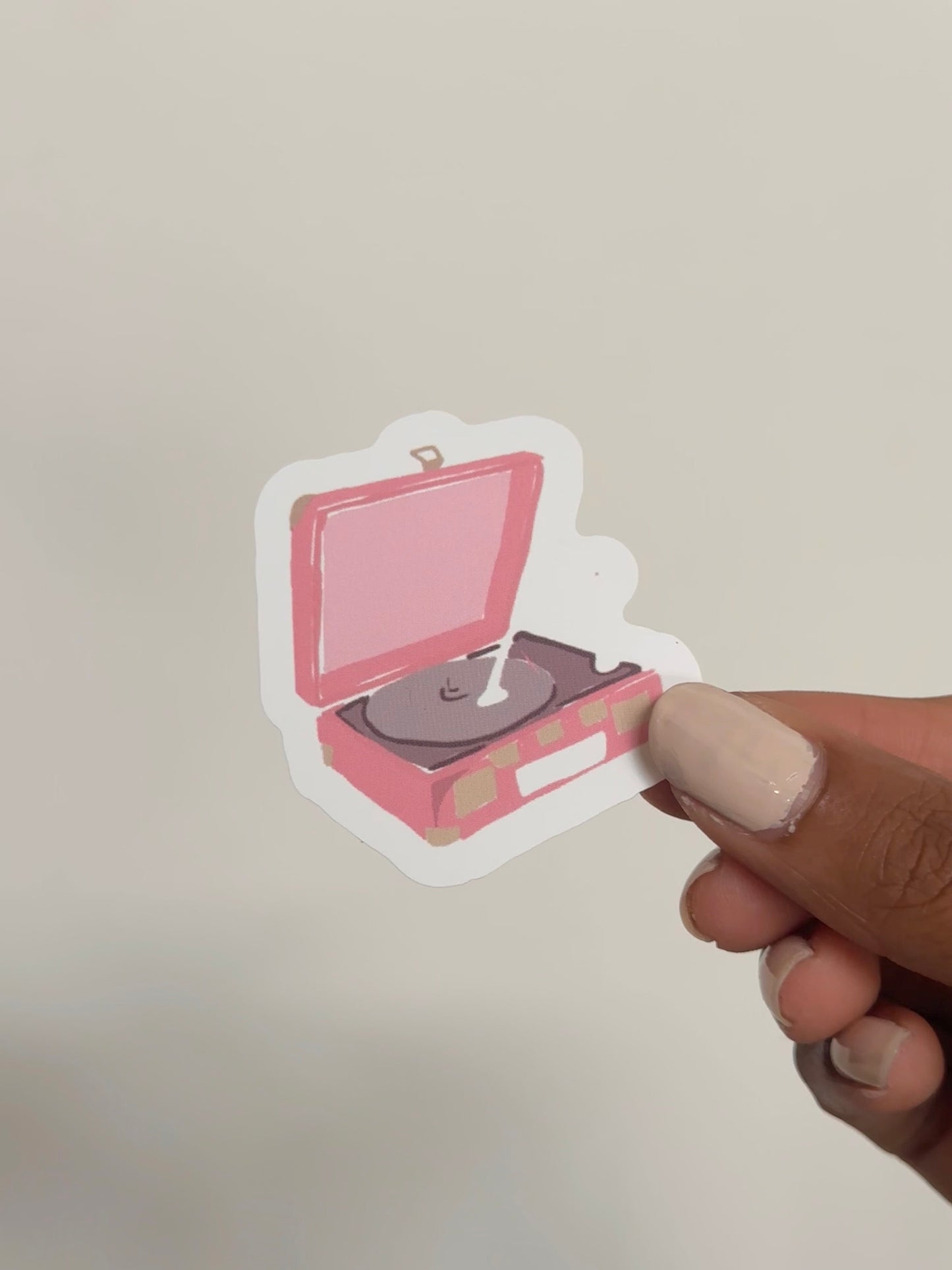 Record player Laptop Sticker